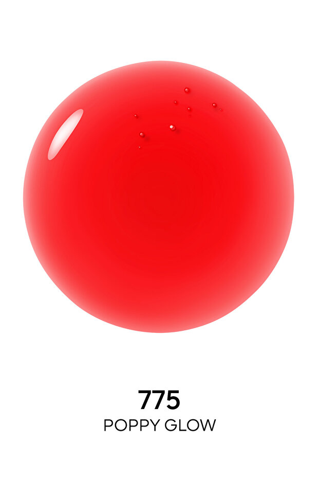 Kiss Kiss Bee Glow Dudak Yağı - 775 Poppy - 2