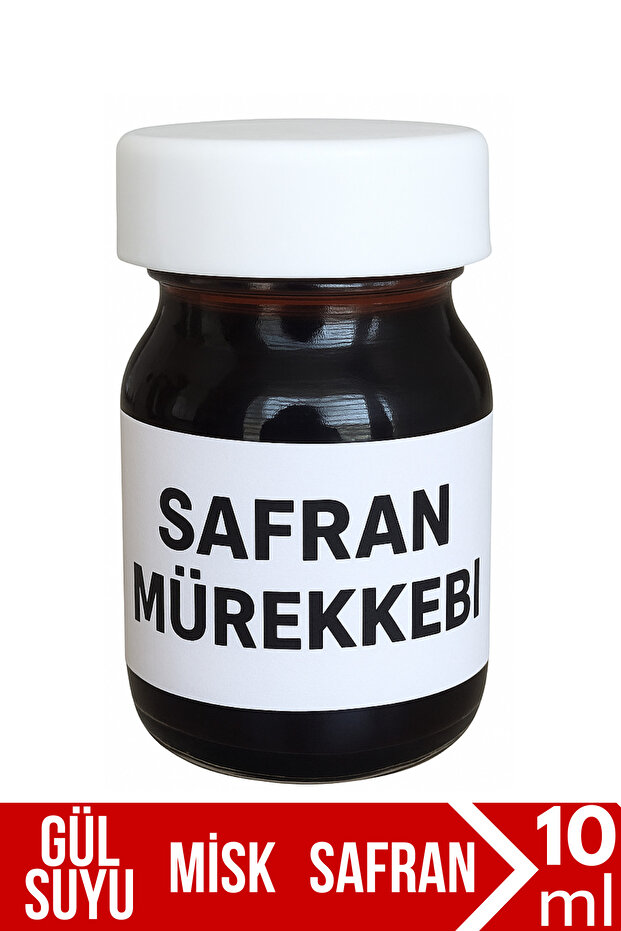 Kırmızı Safran Mürekkebi Zaferan Zafran Geleneksel Yöntem 10 ml - 1