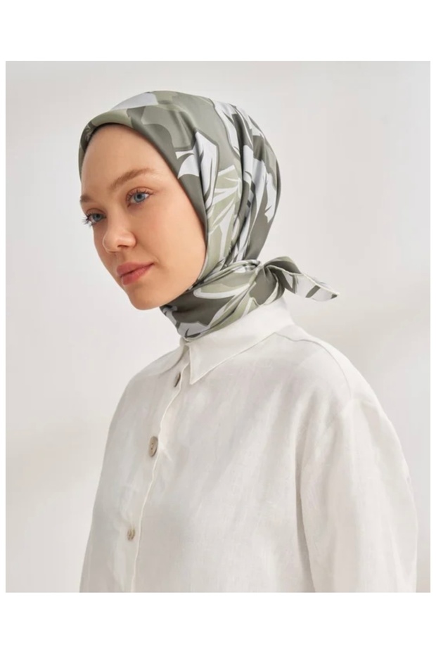 saf Twil İpek eşarp - 1