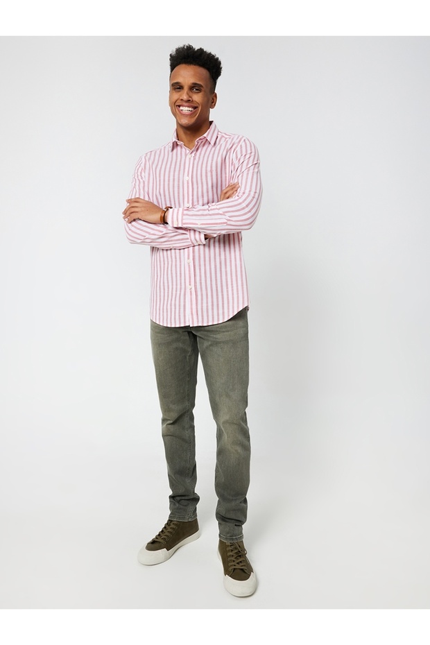 Regular Fit Erkek Gömlek U.kol - 2