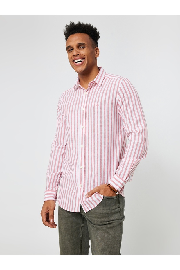 Regular Fit Erkek Gömlek U.kol - 1