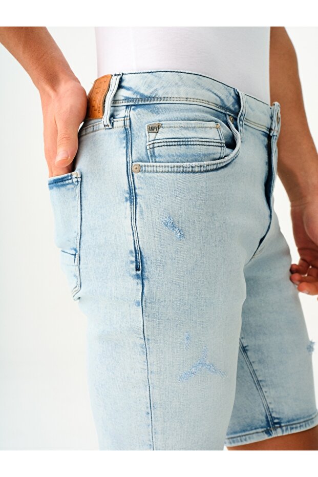 Slim Fit Erkek Şort - 6