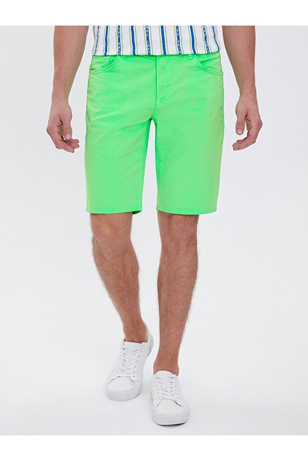 Slim Fit Erkek Şort - 4