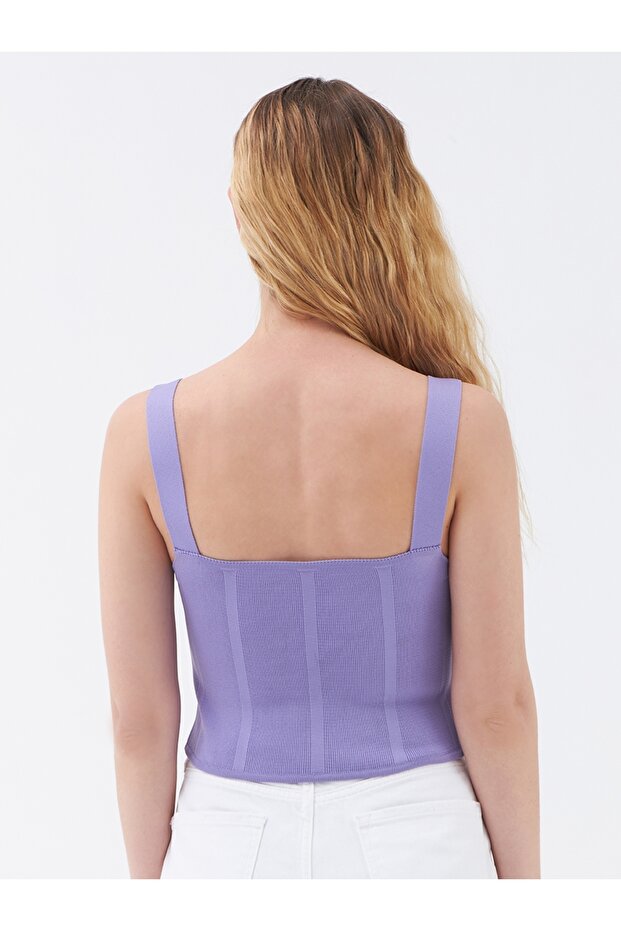 Long Crop Kadın Atlet - 4