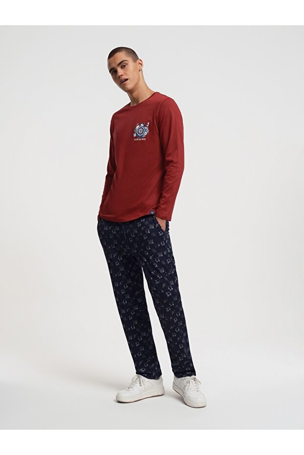 Regular Fit Erkek Pijama - 1
