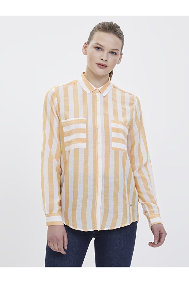 Regular Fit Kadın Gömlek U.kol - 1