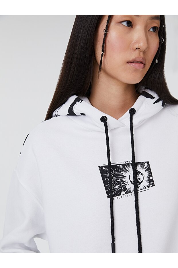 Oversize Fit Kadın Sweatshirt - 3