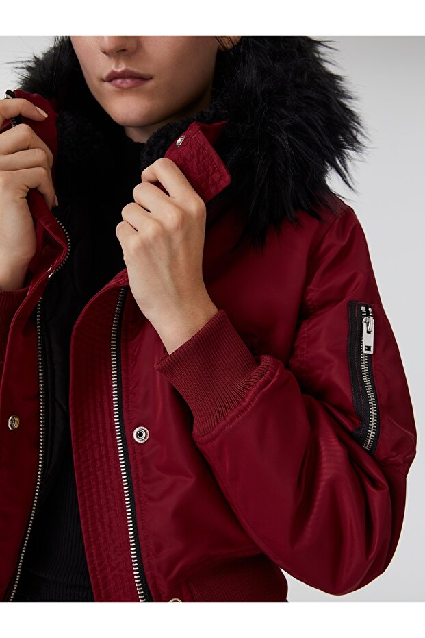 Slim Fit Kadın Mont - 4