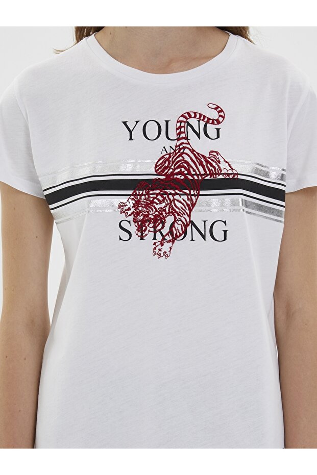 Slim Fit Kadın Tshirt K.kol - 2