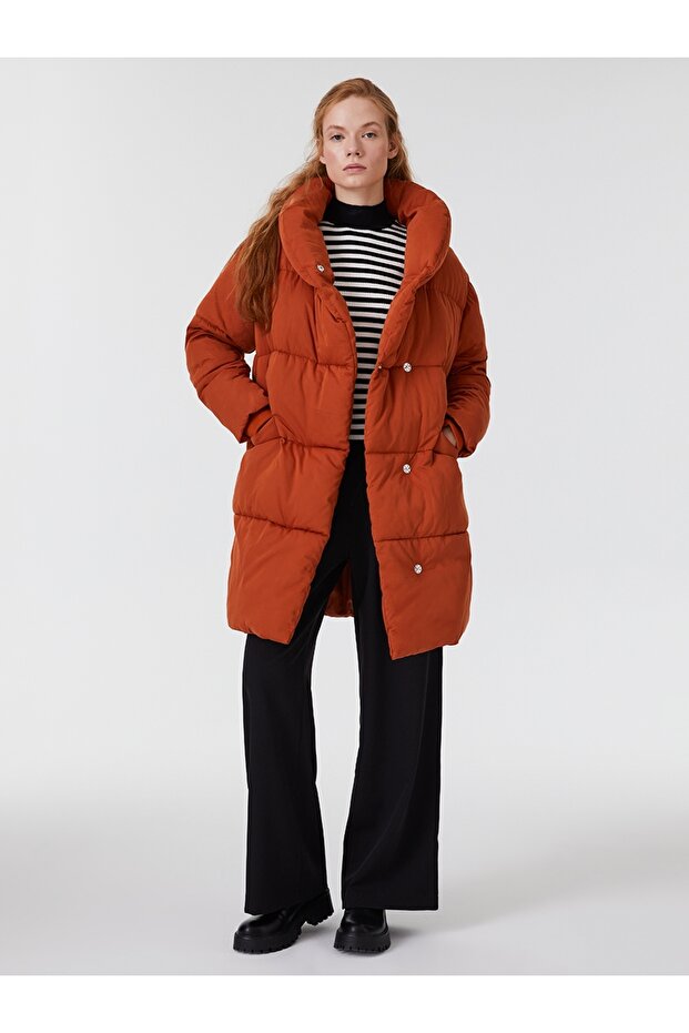 Regular Fit Kadın Kaban - 4