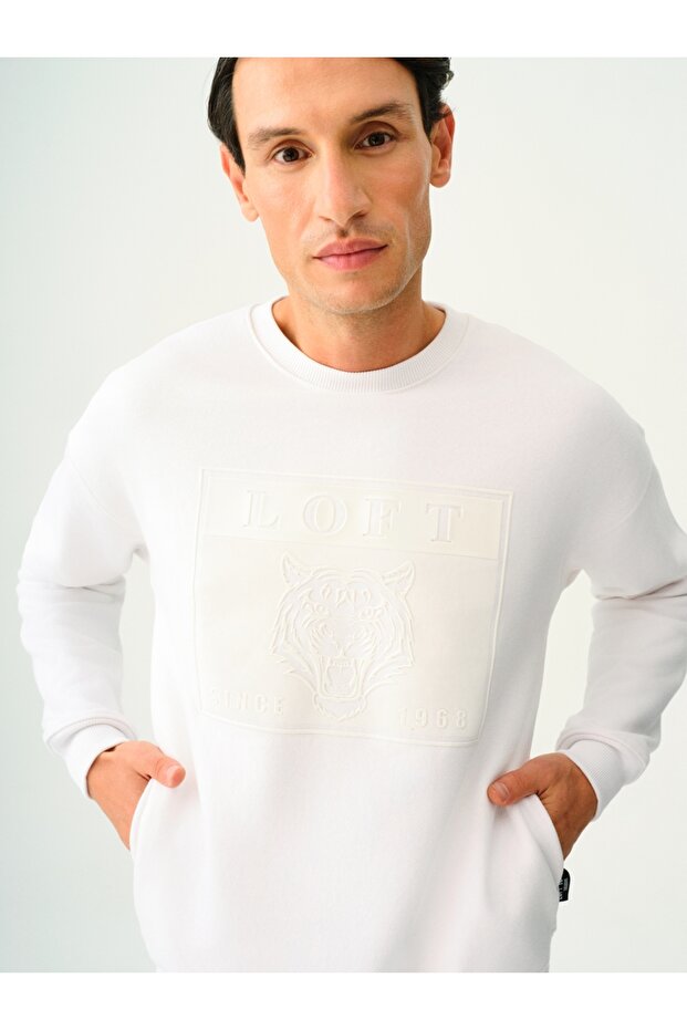 Oversize Erkek Sweatshirt - 4