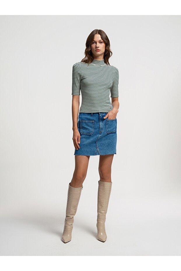 Slim Fit Kadın Etek - 1