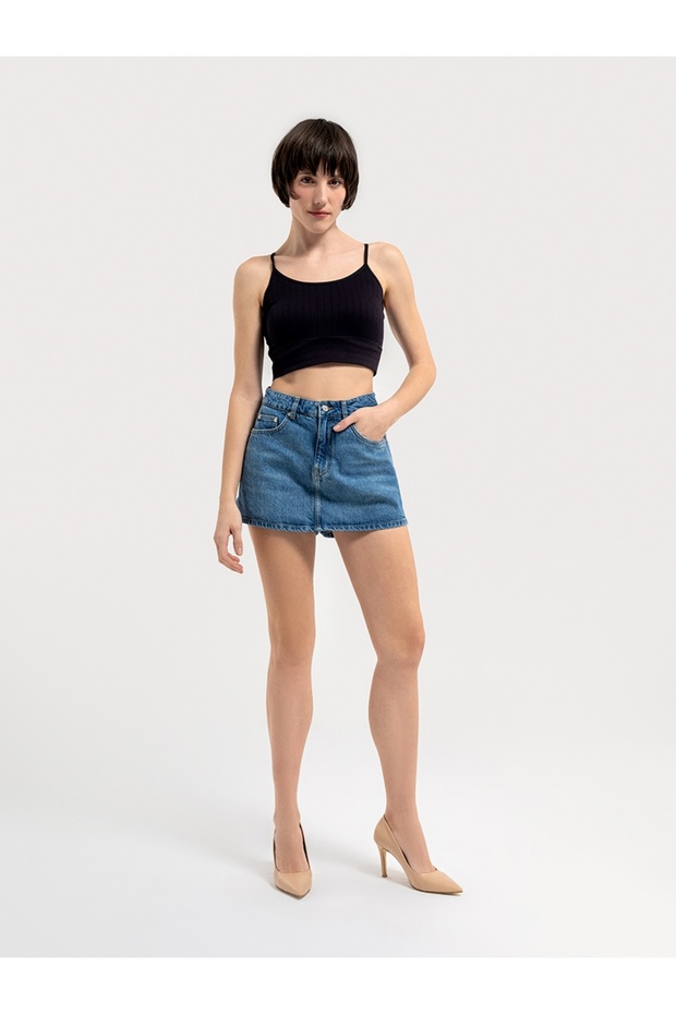 Regular Fit Kadın Şort - 1