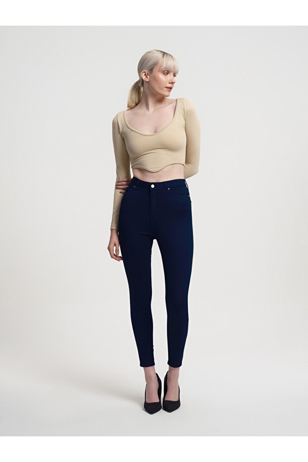 Crop Kadın Tshirt U.kol - 2