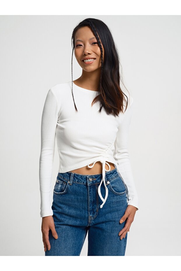 Slim Fit Kadın Top - 1