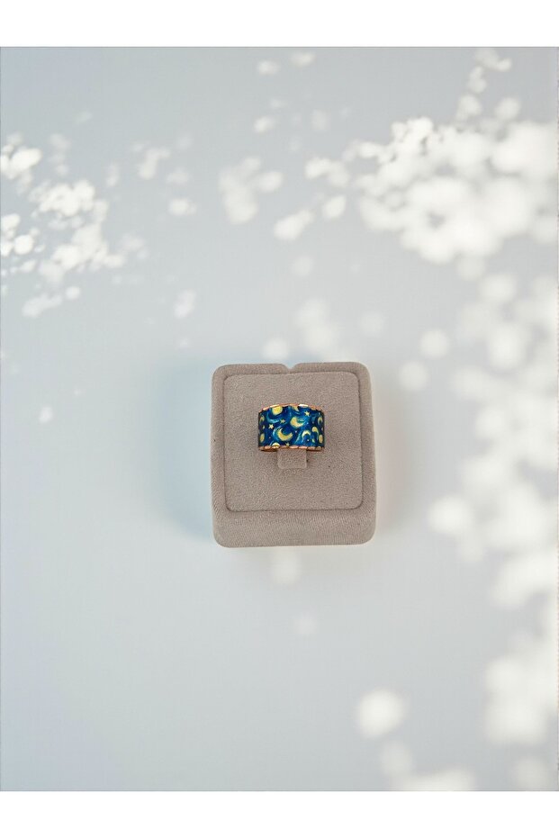 El Yapımı Bakır Bileklik & Yüzük Seti | - 4