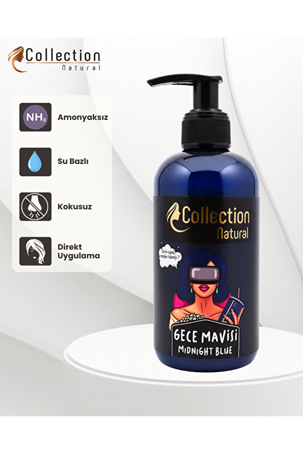 collection naturel Balyaj Boyası 250ml Gece Mavisi