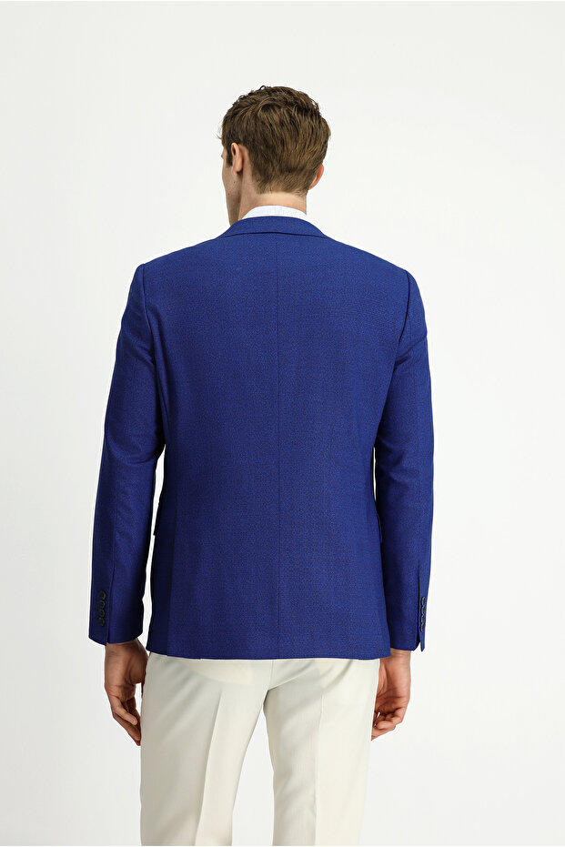 Regular Fit Classic Patterned Jacket - 5