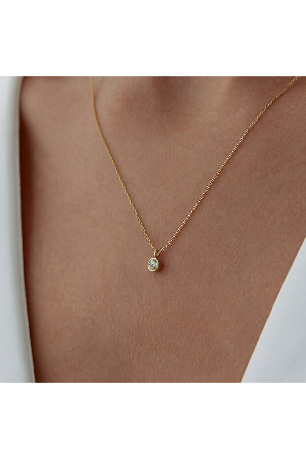 Aslan Burcu Peridot Kolye - 2