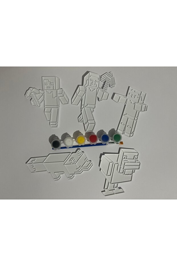 Minecraft Figür Boyama Seyi - 4