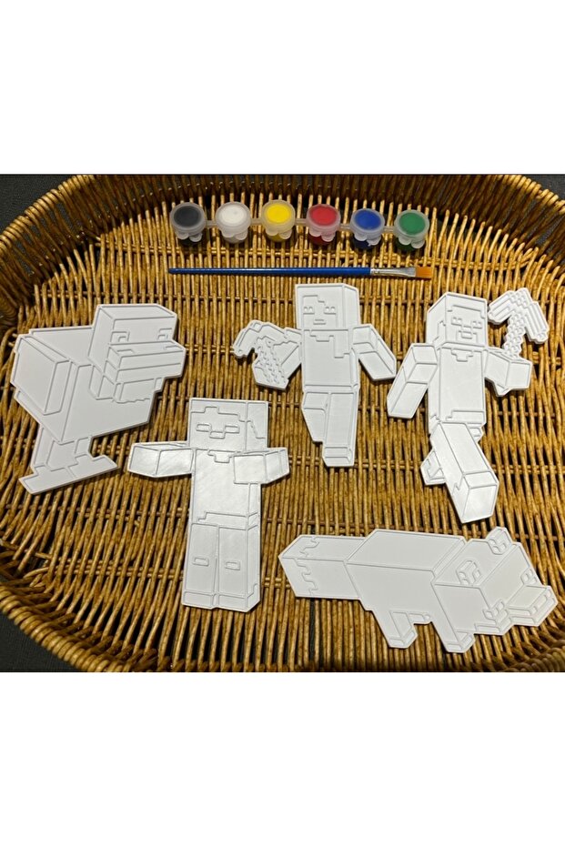 Minecraft Figür Boyama Seyi - 1