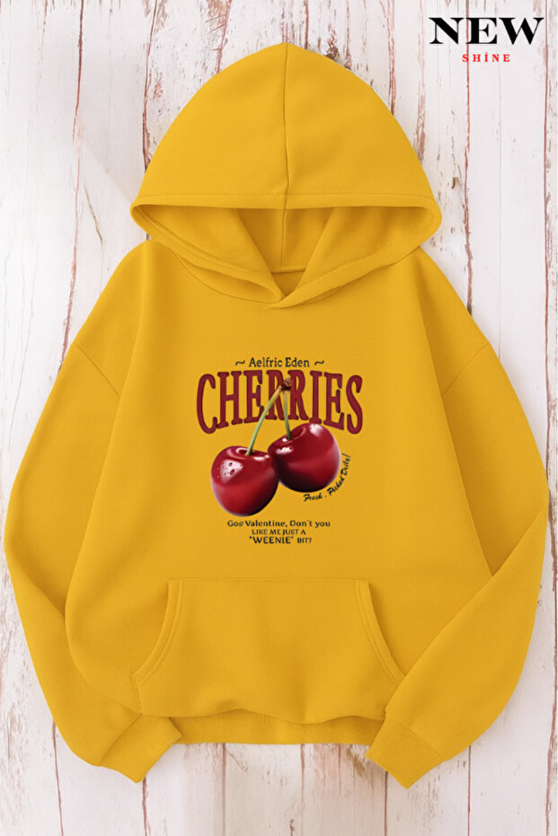Cherries Printed Sweatshirt