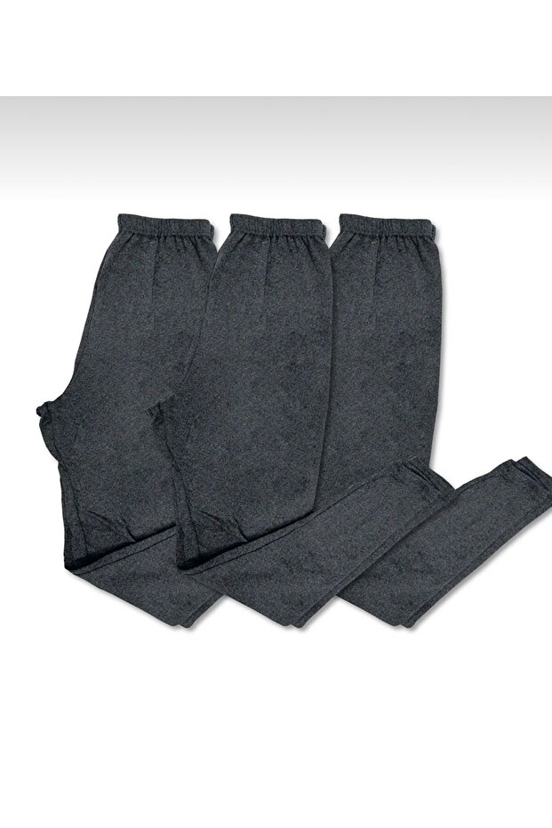 Unisex Anthracite Comfortable Underwear Leggings, Underpants, Underpants Pajamas, Winter Underwear