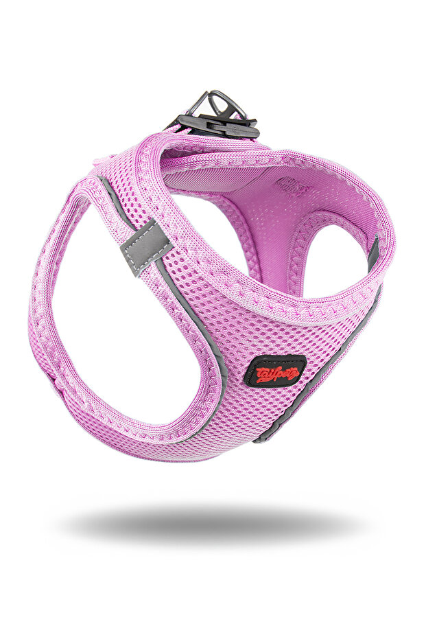 Tailpetz Air-Mesh Küçük ve Orta Irk Kedi Köpek Göğüs Tasması Yumuşak,Nefes Alabilir, Dayanıklı Lila