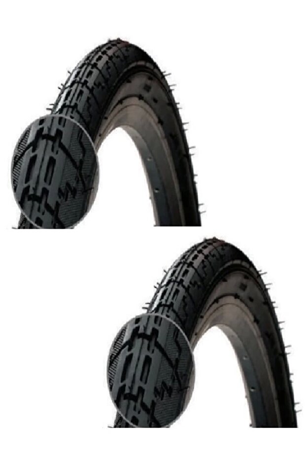 20 Jant 20x1.75 (47-406) Bisiklet Dış Lastiği Yol Tipi D2059 X 2 Adet - 1