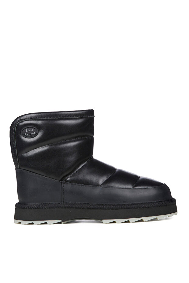 Deri Siyah Kadın Bot VALERİE - 1