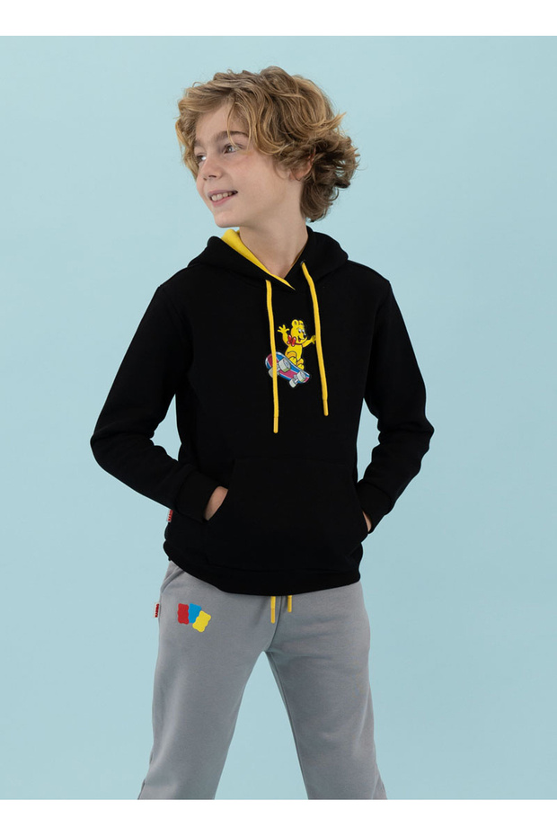 Fly Hoodie Boy Sweatshirt - Black