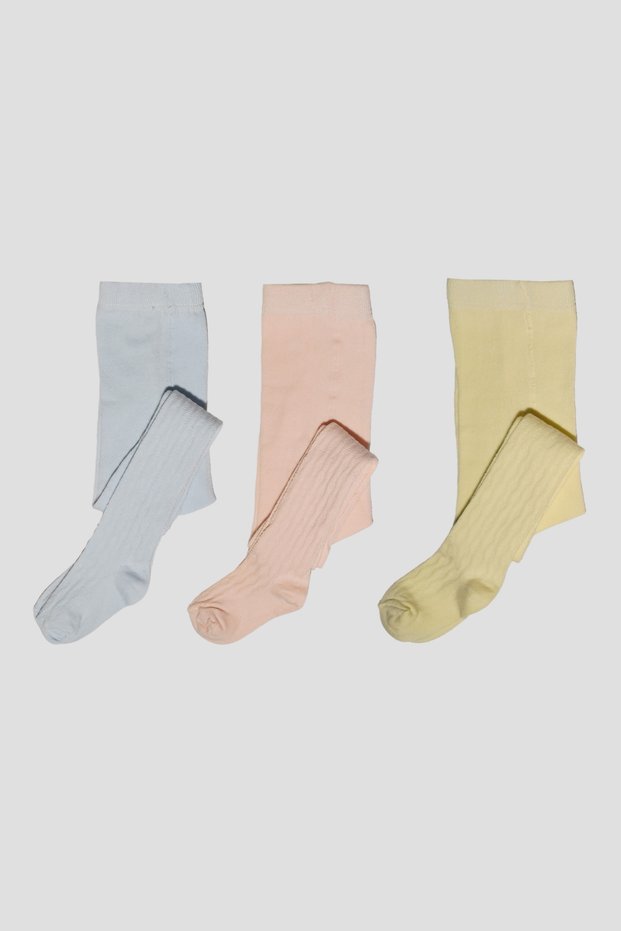 3 Pairs of Cotton Girls and Baby Pantyhose
