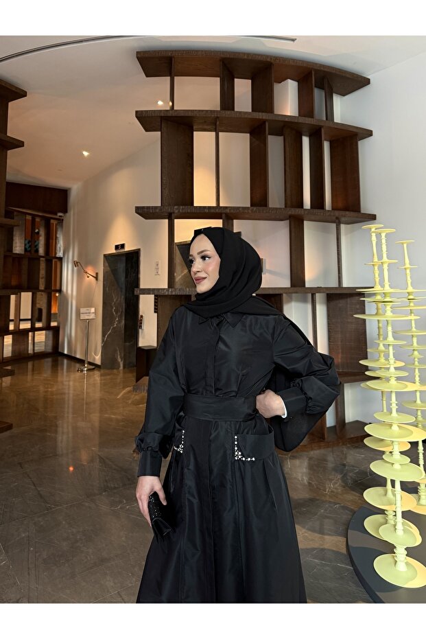 Tafta Elbise 32-2328 - 5