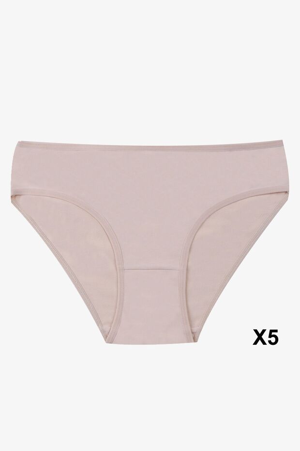 Kadın 5'li Likralı Külot - 3