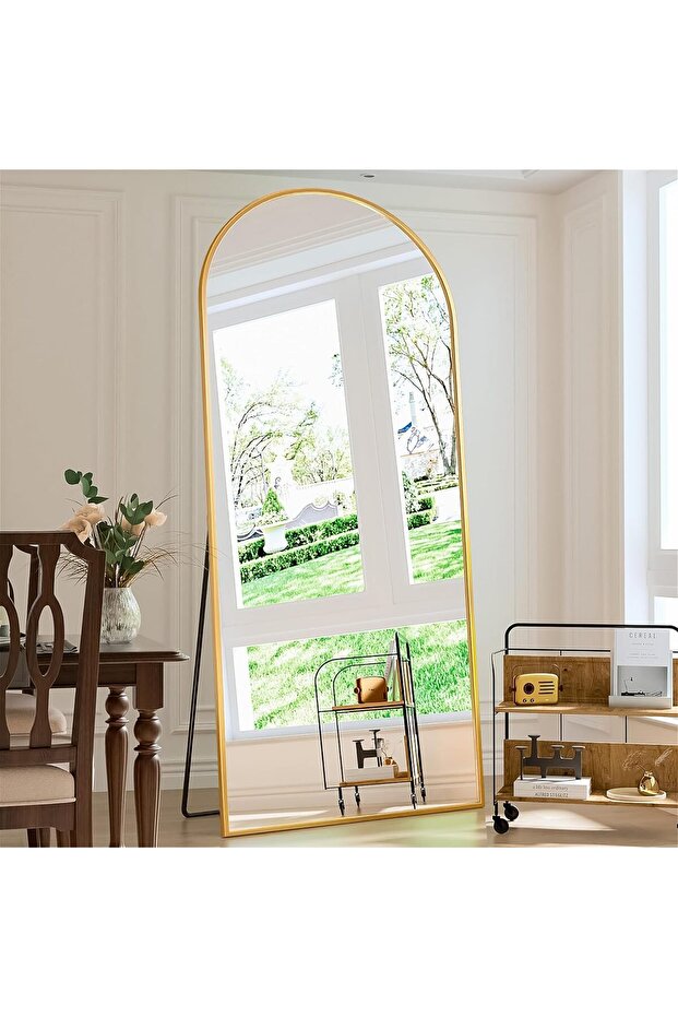 مرآة طولية مستطيلة مع ستاند 180 * 80 سم - 2