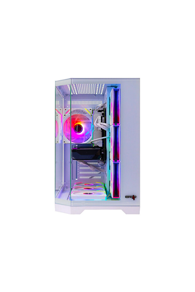 Gaming i5-14400F, RTX 5060 8GB Triple-Fan, 32GB DDR5, 1TB SSD, 600W, ARGB 7 Fans, Win 11 Pro - 3