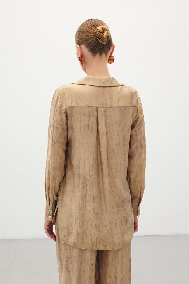 قميص كاجوال منقوش - جملي - 8