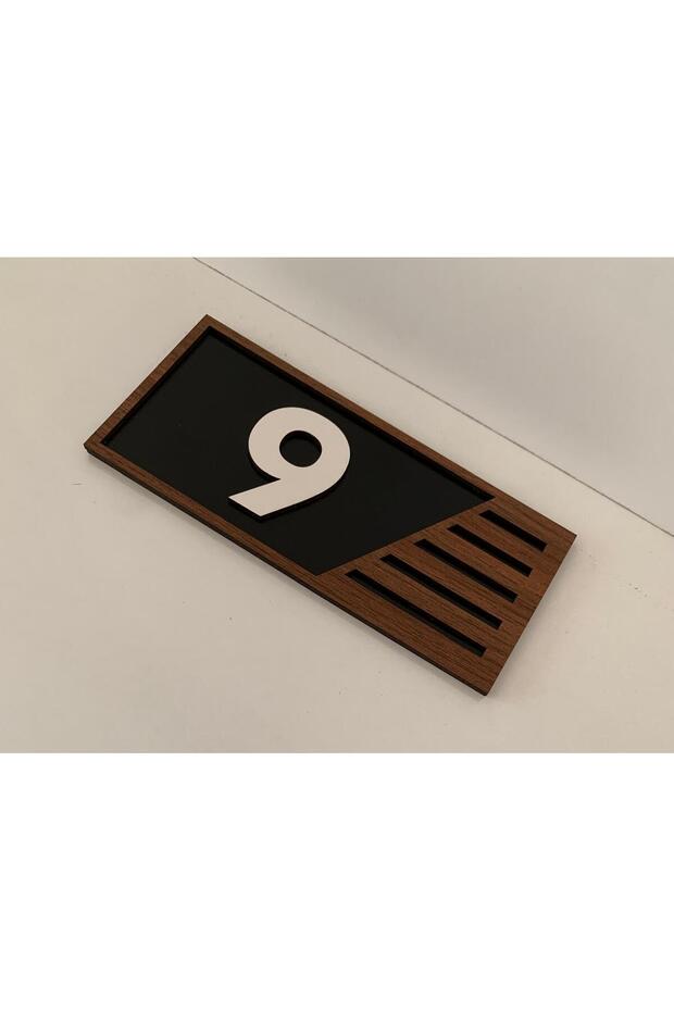 Ahşap Kapı Numaralığı - 8