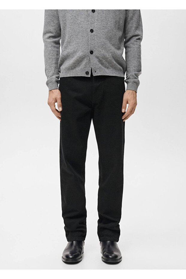 Regular kesim Bob jean pantolon - 1
