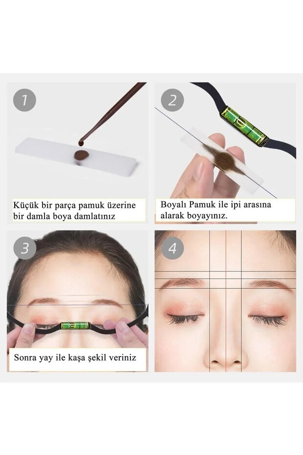 Eyebrow Measuring Set Gold Ratio - Caliper - Ruler Set of 3 - 2