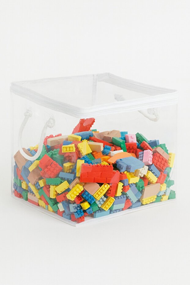 Pvc Cube Bag Building Block Toys Storage Organizing Bag Organizer Tote Clear Bags