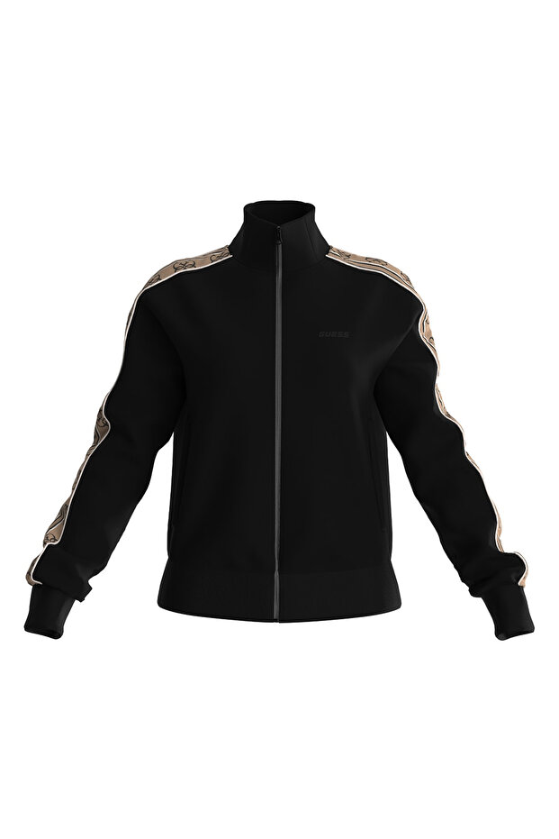 Zip Ceket, M, Siyah - 1