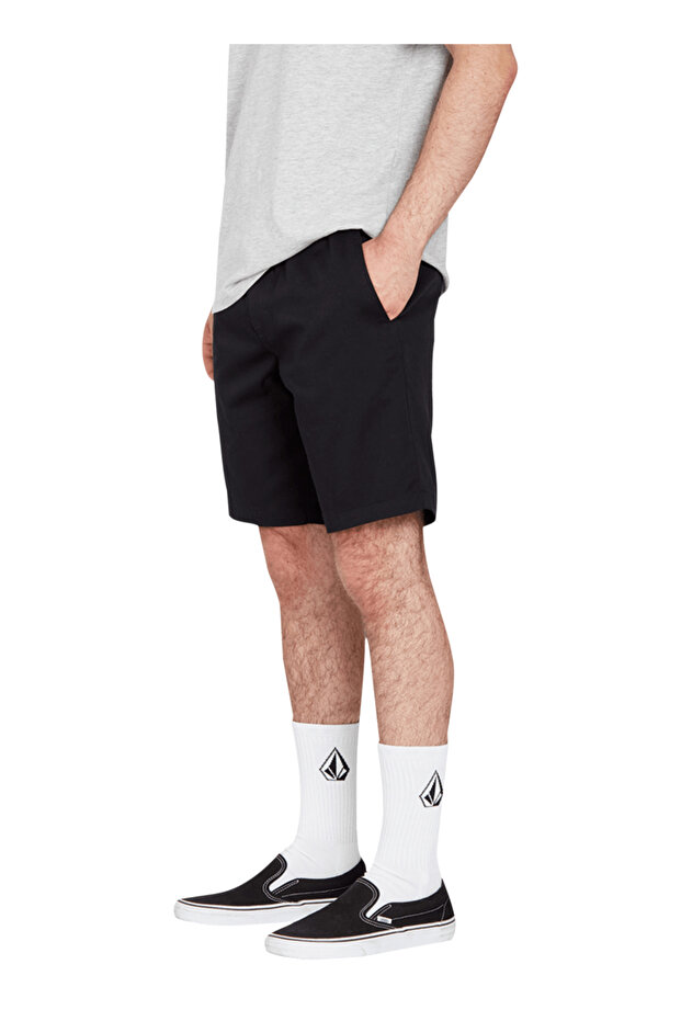 Siyah Erkek Kısa Şort A1012304_Volcom Frickin Ew 19 Blk - 3