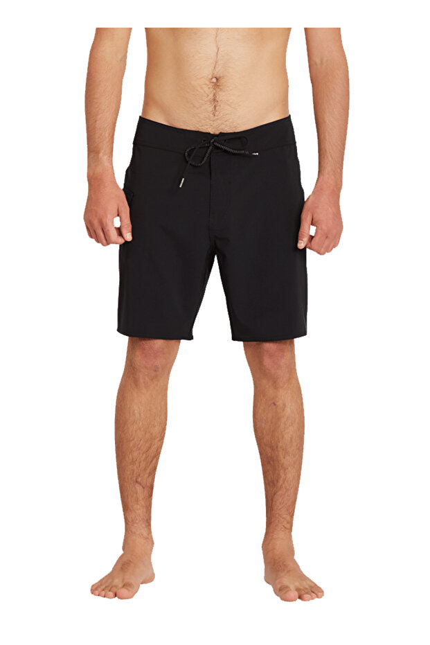 Siyah Erkek Kısa Şort Mayo A0812122_Volcom Lido Solid Mod 18 B - 1