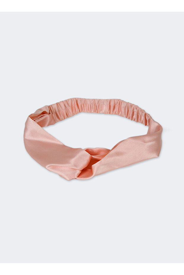 100% Silk Headband Pink Color