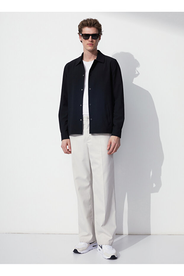 Basic Siyah Erkek Düz Ceket Athenıo - 1