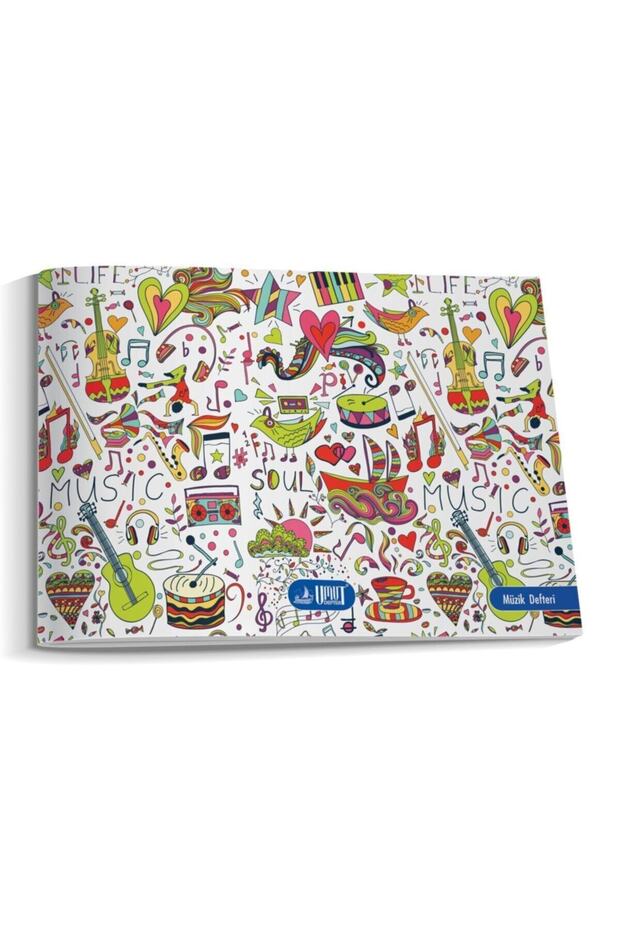 Defter A5 Karton Kapak müzik Defteri - 1