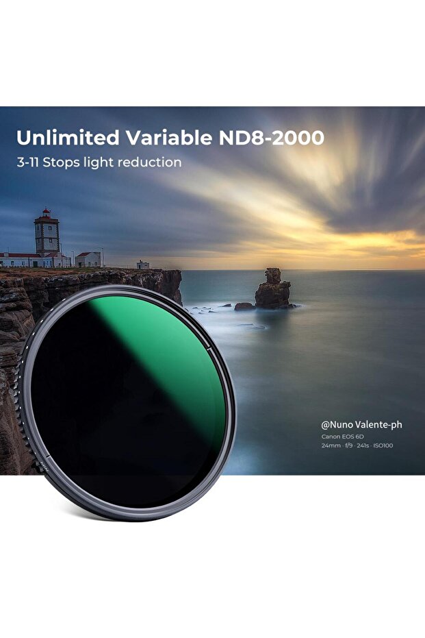82mm ND8-2000 ( 3-11 Stop ) Varıable MRC ND Filtre - 1