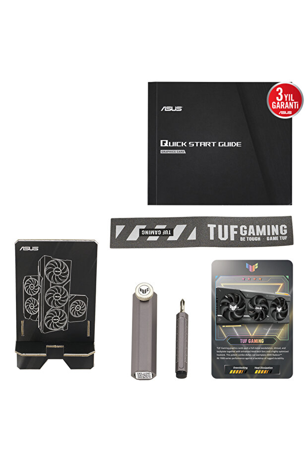 TUF-RX7900XT-O20G-GAMING 20GB AMD RX7900XTX GDDR6 320bit HDMI 3xDP 16x Ekran Kartı (ARGB) - 3