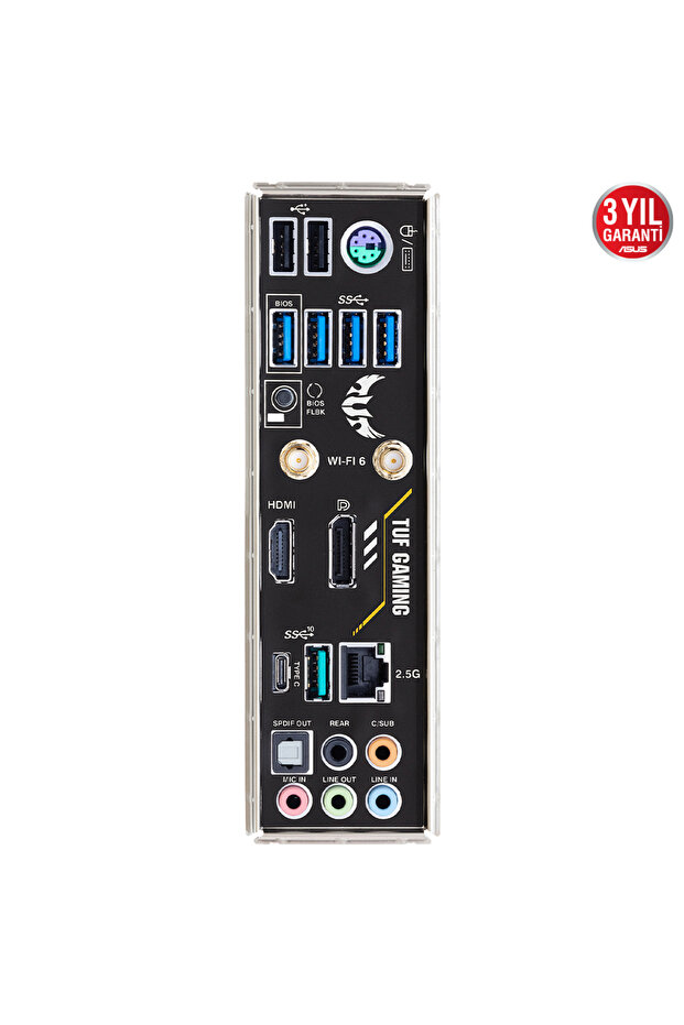 TUF GAMING B650M-PLUS WIFI B650 DDR5 (Vga Yok) GLan 2.5G mATX HD DP US3 M2 TYP-C WIFI BT AM5 AM - 4